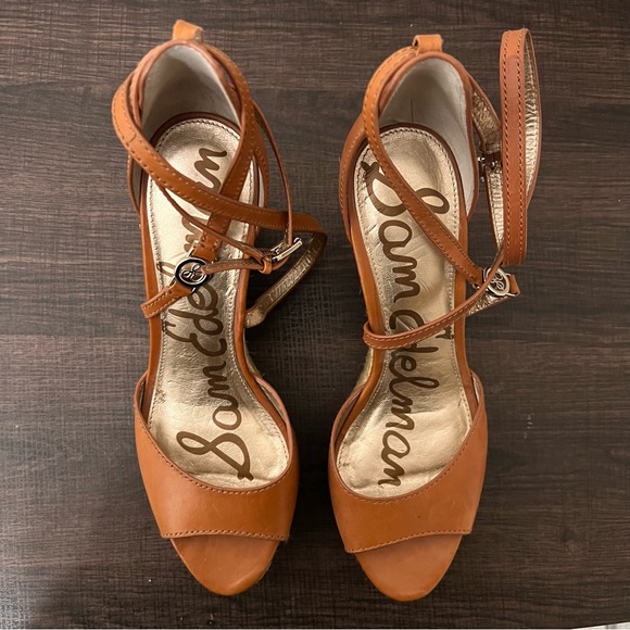 Sam Edelman Turner leather wedge espadrilles size 10 - Picture 7 of 15